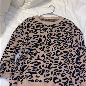 cheetah sweater